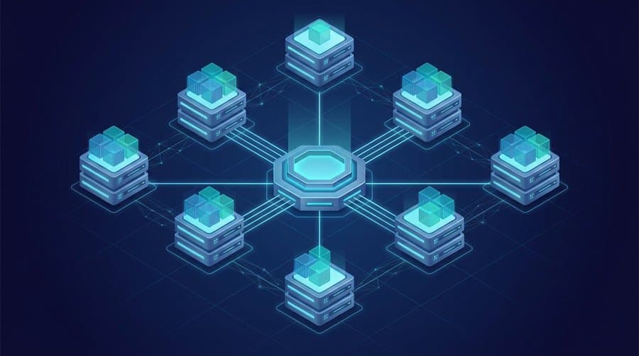 Isometric Kubernetes cluster illustration for the kubernetes certification worth it guide