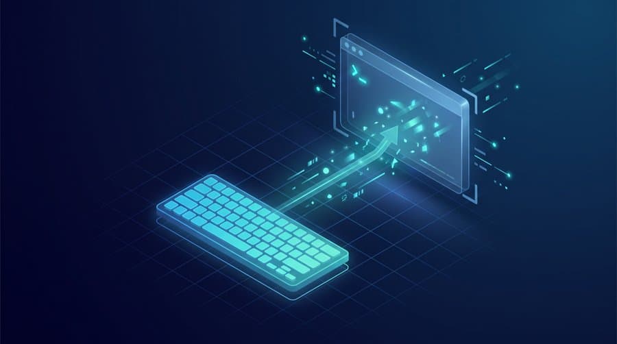 Python input function - isometric keyboard feeding user input into a terminal