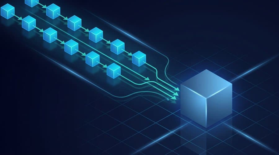 Python reduce function - isometric cubes folding into one value