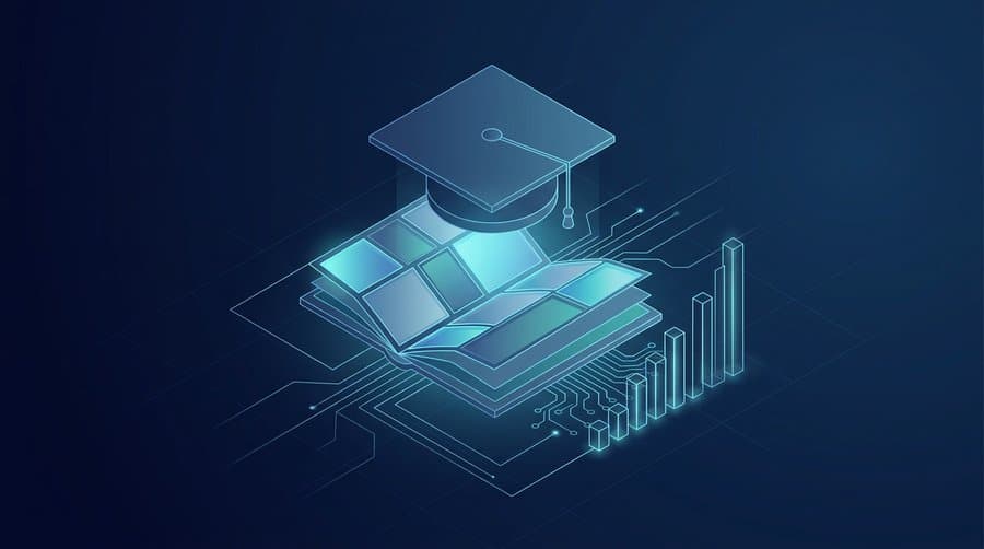Is a computer science degree worth it - graduation cap and career growth illustration