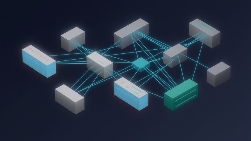 Is the CCNA worth it - isometric network topology illustration
