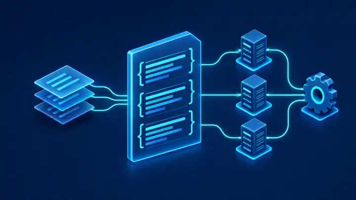 Python configparser: isometric INI config file with sections feeding settings to servers, with layered override files merging in