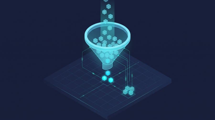 Python filter function - isometric funnel filtering data cubes
