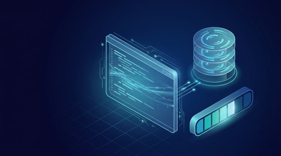 Linux df command checking disk space usage in a terminal