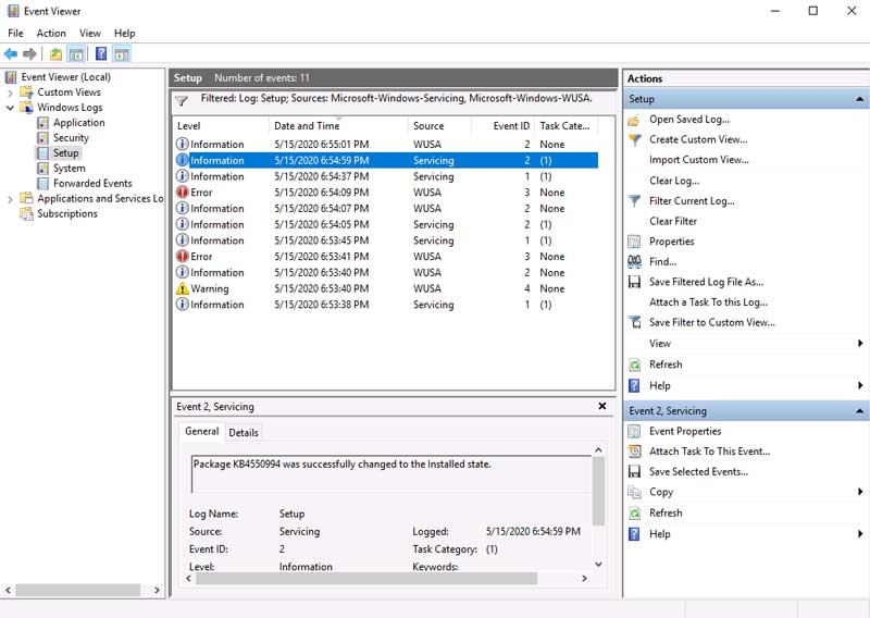 Eventlogs Eventlogs
