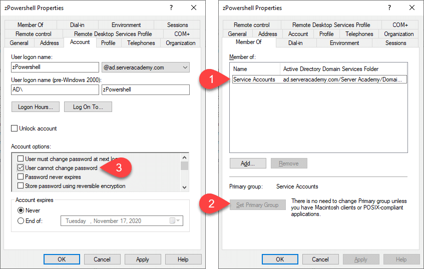 Service Accounts 1
