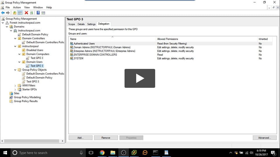 Learn about Group Policy Precedence Server Academy