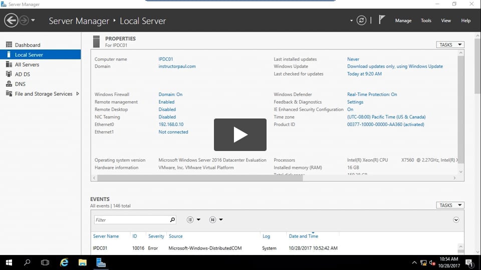 Deploy a Desktop Background with Group Policy Server Academy