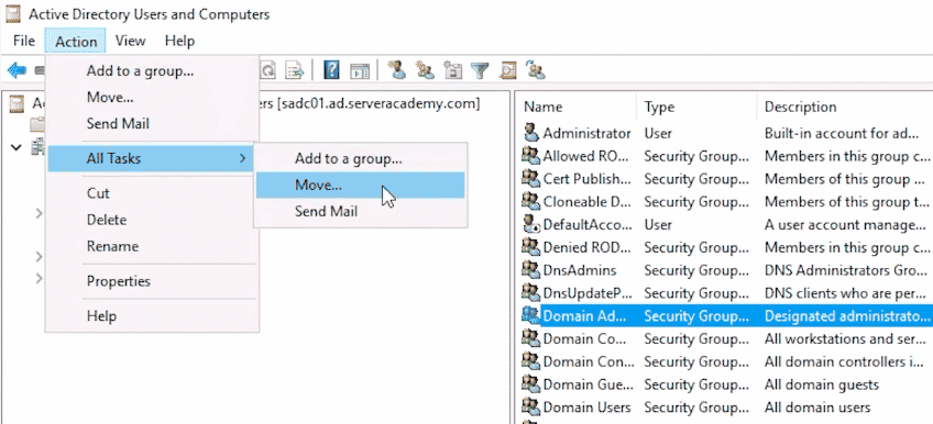 aduc all tasks users