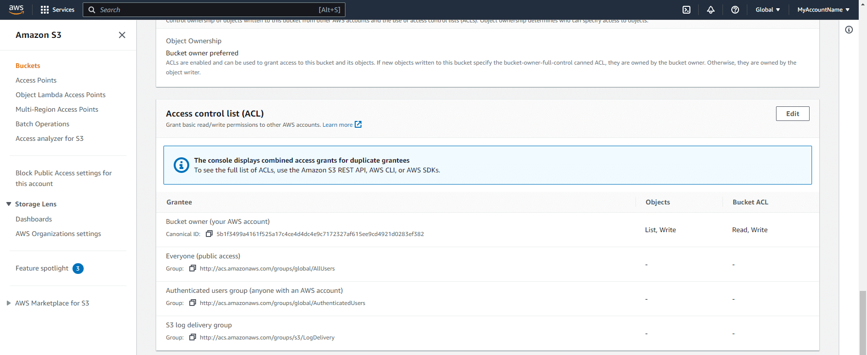 Configure S3 permissions and access controls Server Academy