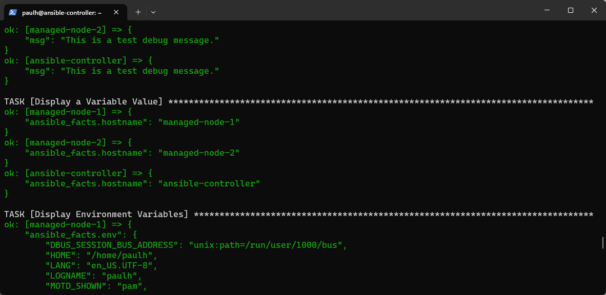 Ansible Debug Module